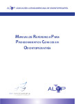 Manual de Referencia para Procedimientos en Odontopediatría